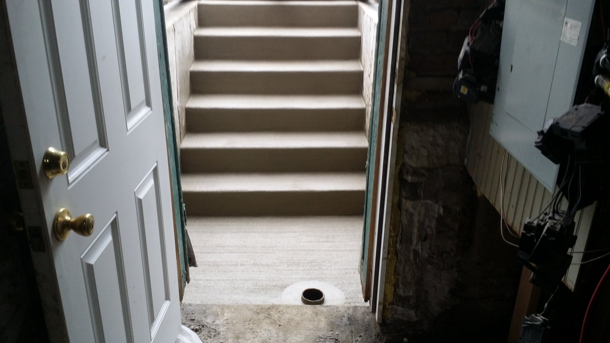 Basement stairs