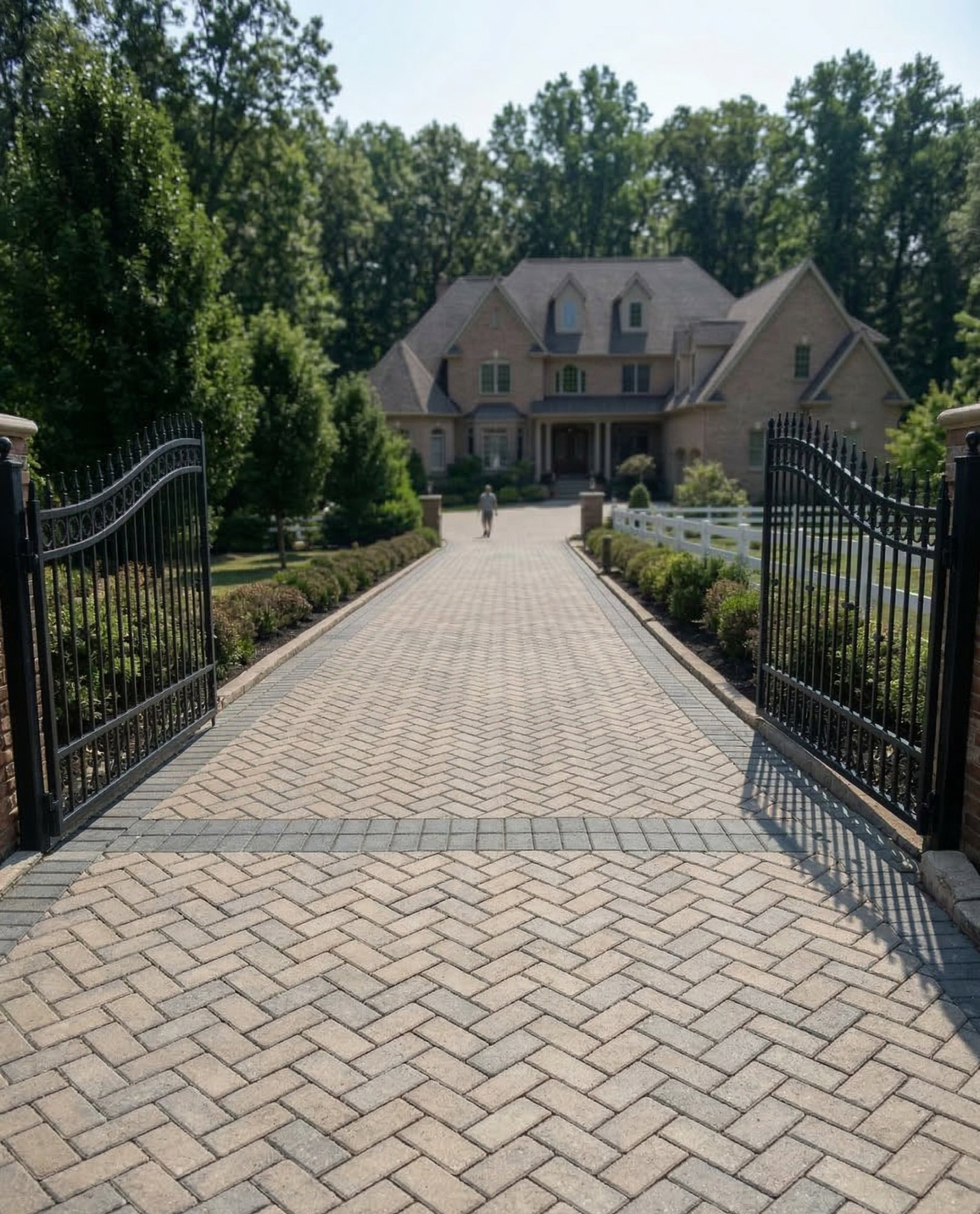 Paver driveway